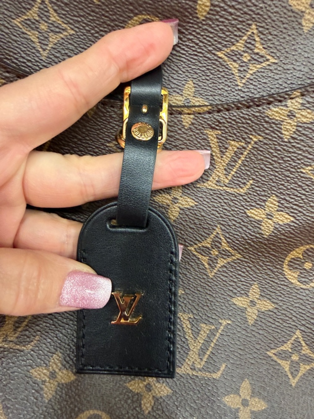 Louis Vuitton Monogram Brown Shoulder Bag Odeon mm - Picture 13 of 14